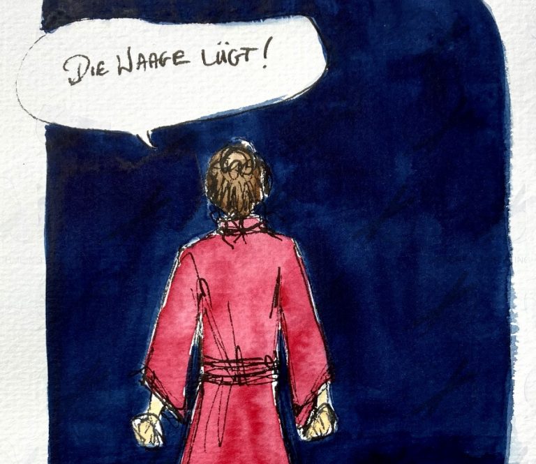 Mehr über den Artikel erfahren Comic – Die Waage lügt